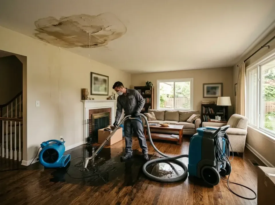attic-pipe-burst-ceiling-drip-008 — frequently asked questions, Water Damage Restoration & Carpet Care in New Whiteland, IN